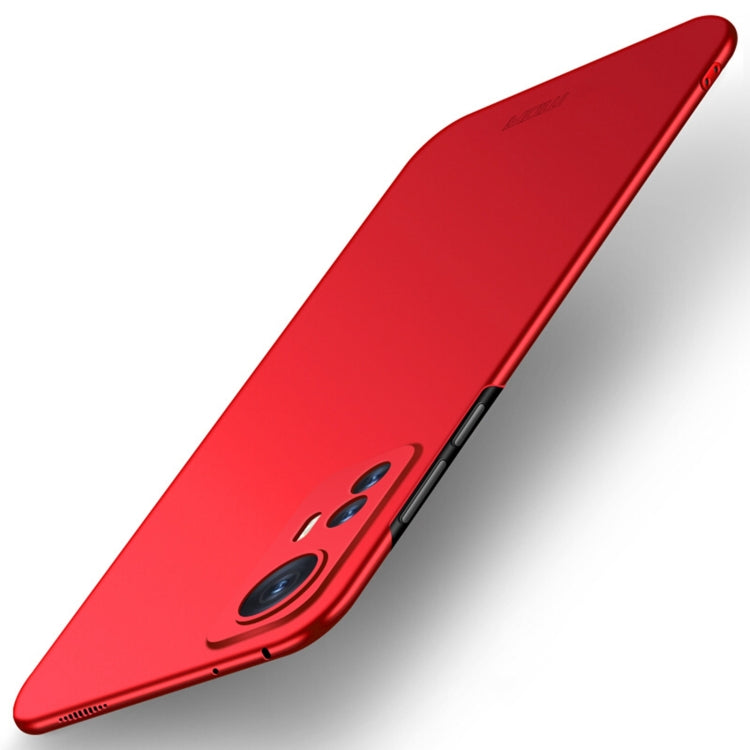 For Xiaomi 12 Pro MOFI Frosted PC Ultra-thin Hard Phone Case(Red) - Xiaomi Cases by MOFI | Online Shopping South Africa | PMC Jewellery