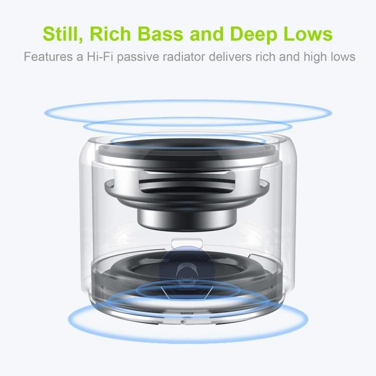 A106Pro IPX7 Waterproof Mini Portable Bluetooth Metal Speaker(Black) - Mini Speaker by PMC TechLife | Online Shopping South Africa | PMC TechLife | Buy Now Pay Later Mobicred