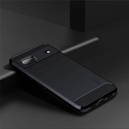 For Google pixel 7 5G MOFI Gentleness Series Brushed Texture Carbon Fiber TPU Phone Case(Blue) - Google Cases by MOFI | Online Shopping South Africa | PMC Jewellery