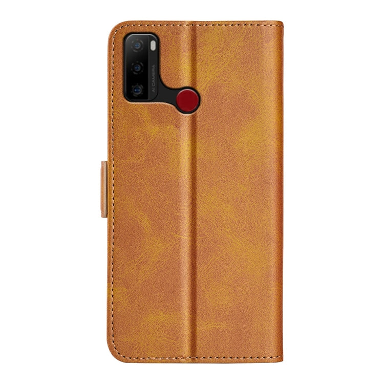 For Ulefone note 10 Dual-side Magnetic Buckle Leather Phone Case(Yellow) - Ulefone Cases by PMC Jewellery | Online Shopping South Africa | PMC Jewellery | Buy Now Pay Later Mobicred