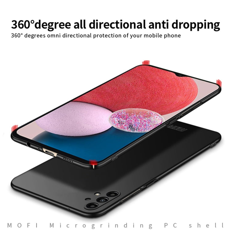 For Samsung Galaxy A13 4G MOFI Frosted PC Ultra-thin Hard Case(Black) - free shipping - PMC TechLife - Order now!