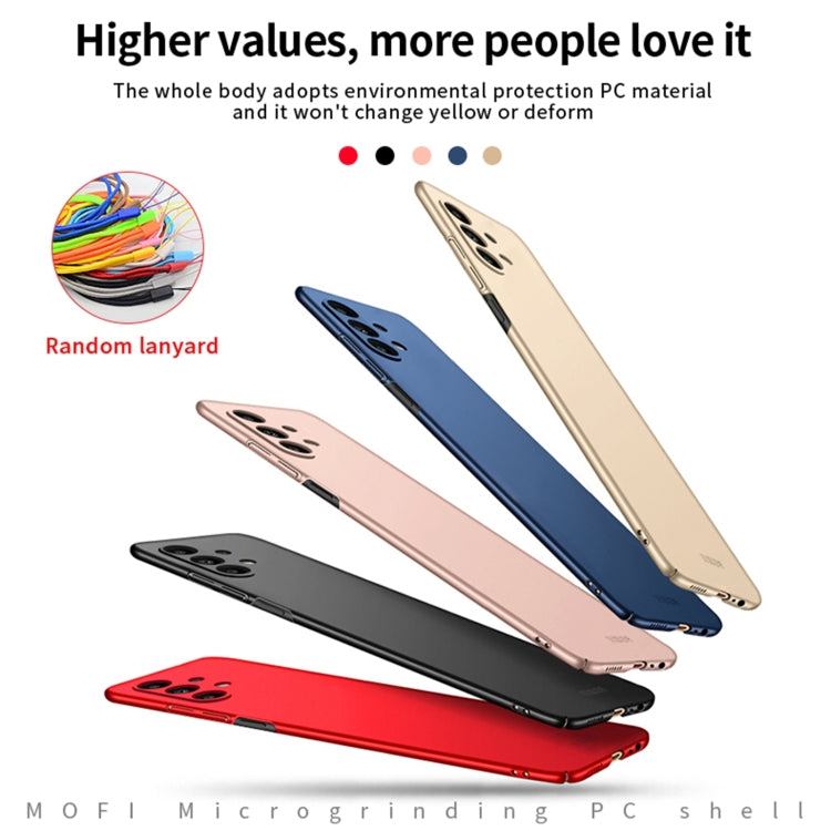For Samsung Galaxy A13 4G MOFI Frosted PC Ultra-thin Hard Case(Black) - free shipping - PMC TechLife - Order now!