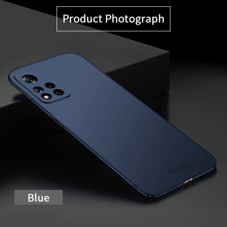 For Xiaomi Redmi Note 11 Pro 5G / Note 11 Pro+ 5G MOFI Frosted PC Ultra-thin Hard  Phone Case(Blue) - Xiaomi Cases by MOFI | Online Shopping South Africa | PMC Jewellery