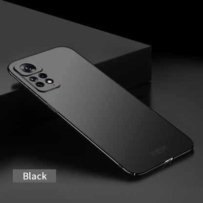 For Xiaomi Redmi Note 11 Global MOFI Frosted PC Ultra-thin Hard  Phone Case(Black) - Xiaomi Cases by MOFI | Online Shopping South Africa | PMC Jewellery