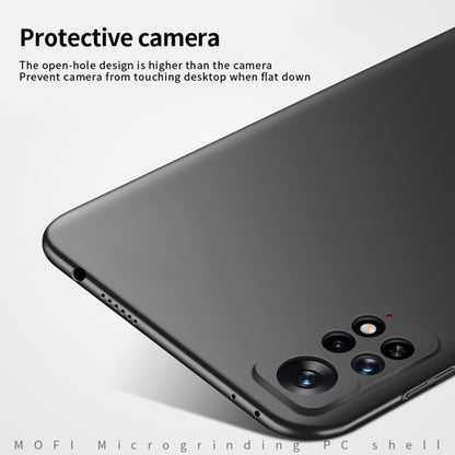 For Xiaomi Redmi Note 11 Global MOFI Frosted PC Ultra-thin Hard  Phone Case(Black) - Xiaomi Cases by MOFI | Online Shopping South Africa | PMC Jewellery