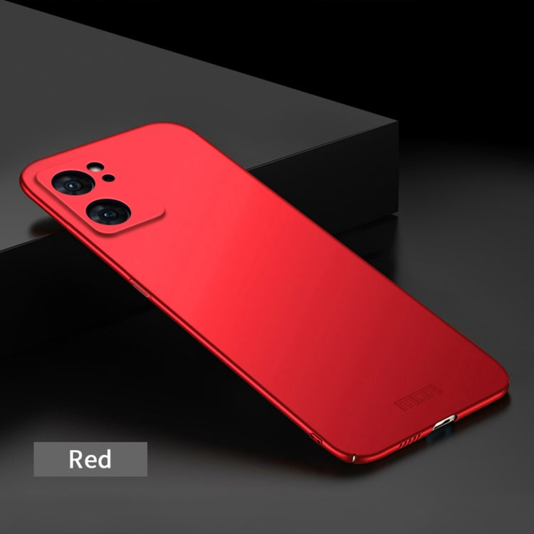 For OPPO Reno7 4G / F21 Pro 4G MOFI Frosted PC Ultra-thin Hard Case(Red) - OPPO Cases by MOFI | Online Shopping South Africa | PMC TechLife | Buy Now Pay Later Mobicred