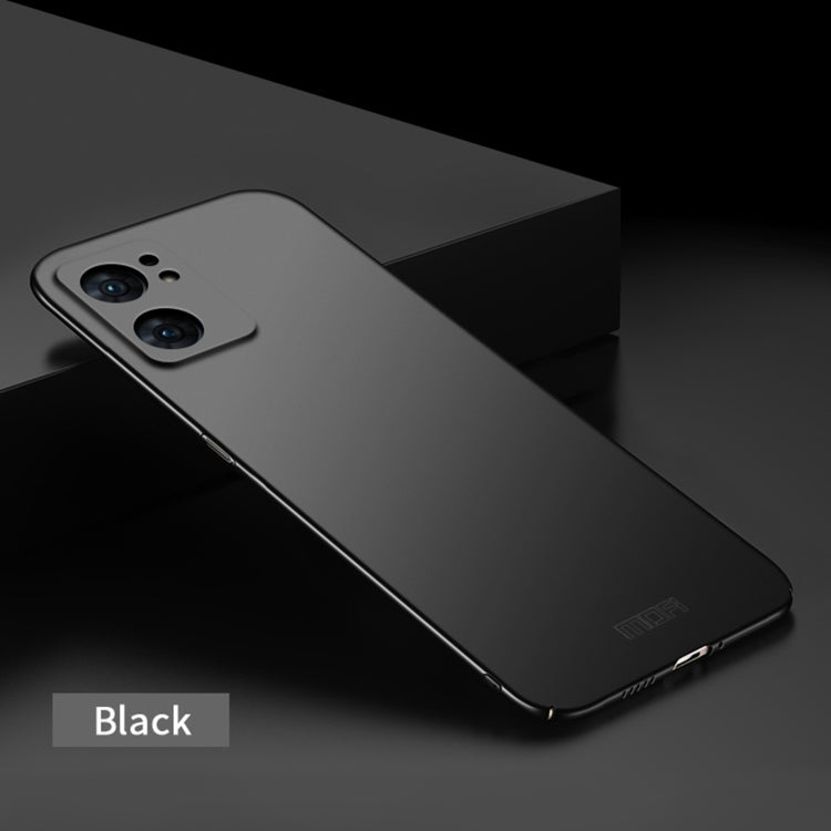 For OPPO Reno7 SE MOFI Frosted PC Ultra-thin Hard Case(Black) - OPPO Cases by MOFI | Online Shopping South Africa | PMC TechLife