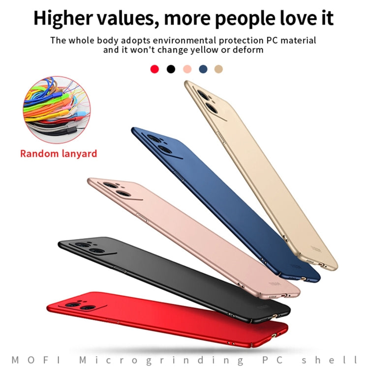 For OPPO Reno7 SE MOFI Frosted PC Ultra-thin Hard Case(Black) - OPPO Cases by MOFI | Online Shopping South Africa | PMC TechLife