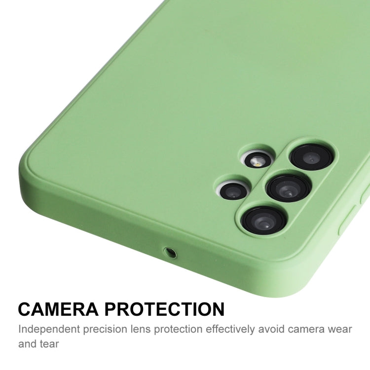 For Samsung Galaxy A32 5G ENKAY Liquid Silicone Soft Shockproof Phone Case(Beige) - Galaxy Phone Cases by ENKAY | Online Shopping South Africa | PMC TechLife