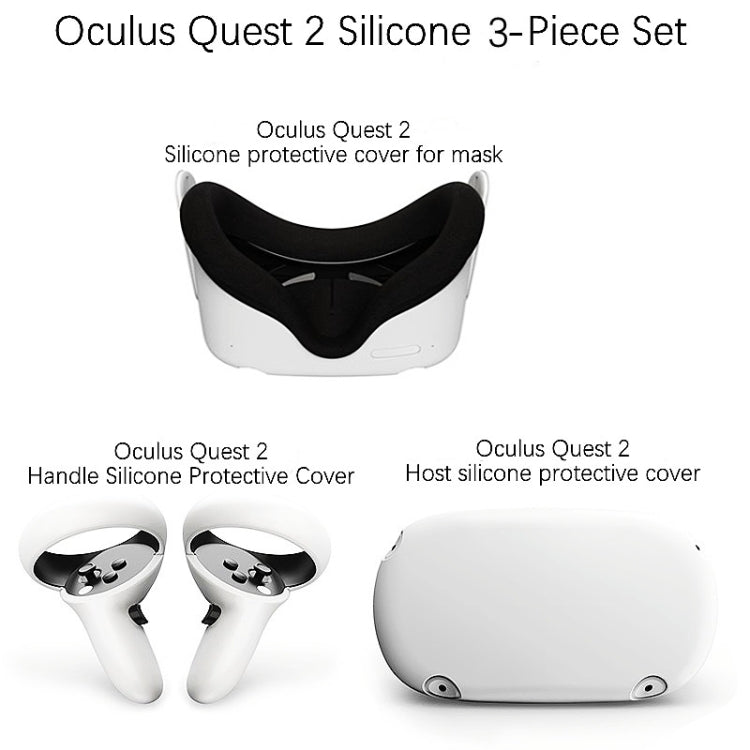 For Oculus Quest2 VR Handle Host All-inclusive Non-slip Anti-fall Silicone Protective Cover - VR Accessories by PMC Jewellery | Online Shopping South Africa | PMC Jewellery | Buy Now Pay Later Mobicred