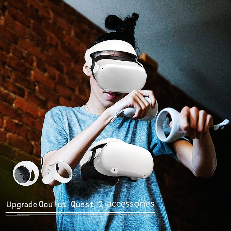 For Oculus Quest2 VR Handle Host All-inclusive Non-slip Anti-fall Silicone Protective Cover - VR Accessories by PMC Jewellery | Online Shopping South Africa | PMC Jewellery | Buy Now Pay Later Mobicred