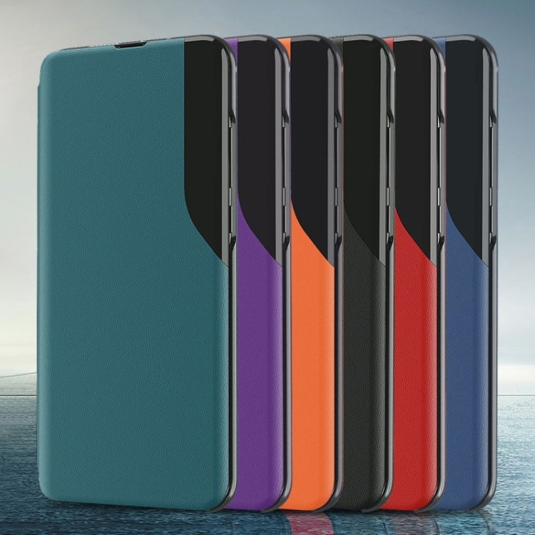 For Samsung Galaxy A23 4G Attraction Flip Holder Leather Phone Case(Black) - Galaxy Phone Cases by PMC TechLife | Online Shopping South Africa | PMC TechLife
