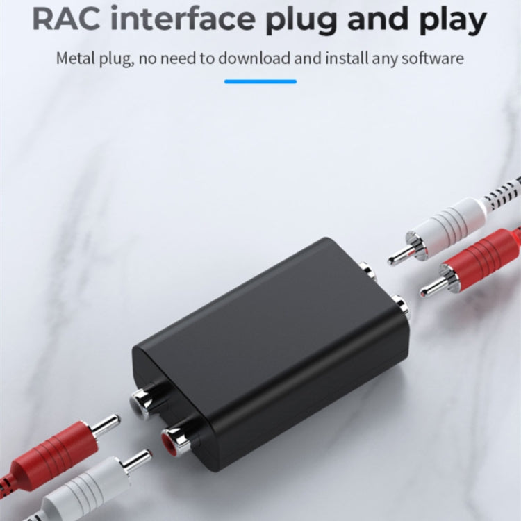 G1 RCA Audio Common Ground Isolator Anti-jamming Noise Reduction Filter Eliminates Bluetooth Receiver - Live Sound Effects Processors by PMC Jewellery | Online Shopping South Africa | PMC Jewellery | Buy Now Pay Later Mobicred