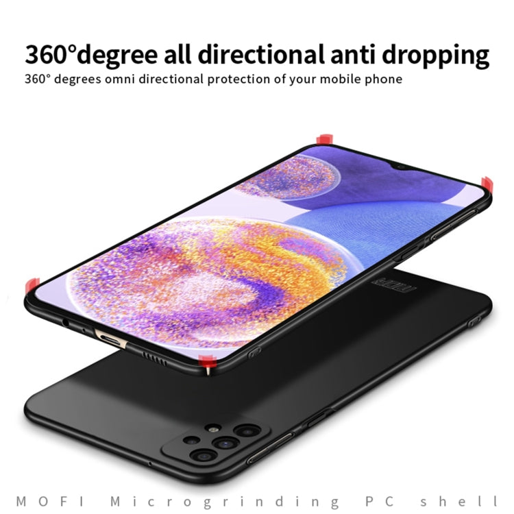 For Samsung Galaxy A23 4G MOFI Frosted PC Ultra-thin Hard Case(Gold) - Galaxy Phone Cases by MOFI | Online Shopping South Africa | PMC TechLife