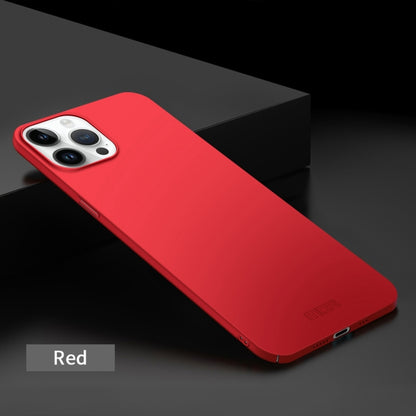 For iPhone 14 Pro MOFI Frosted PC Ultra-thin Hard Case (Red) - iPhone 14 Pro Cases by MOFI | Online Shopping South Africa | PMC Jewellery