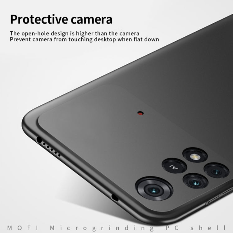 For Xiaomi POCO M4 Pro 4G MOFI Frosted PC Ultra-thin Hard Case(Red) - free shipping - PMC TechLife - Order now!