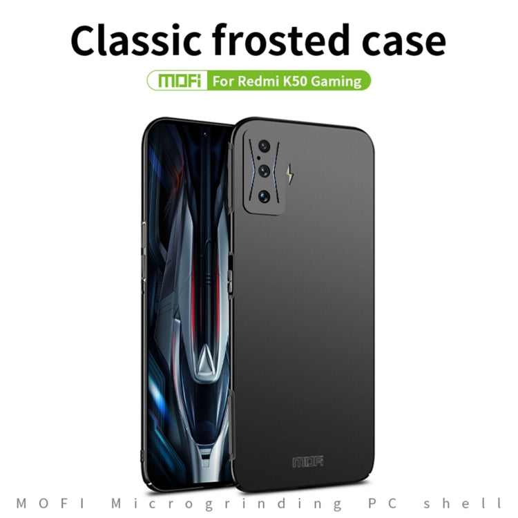 For Xiaomi Redmi K50 Gaming MOFI Frosted PC Ultra-thin Hard Case(Black) - free shipping - PMC TechLife - Order now!