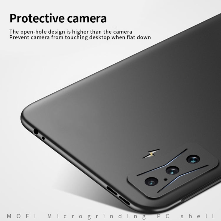 For Xiaomi Redmi K50 Gaming MOFI Frosted PC Ultra-thin Hard Case(Black) - free shipping - PMC TechLife - Order now!