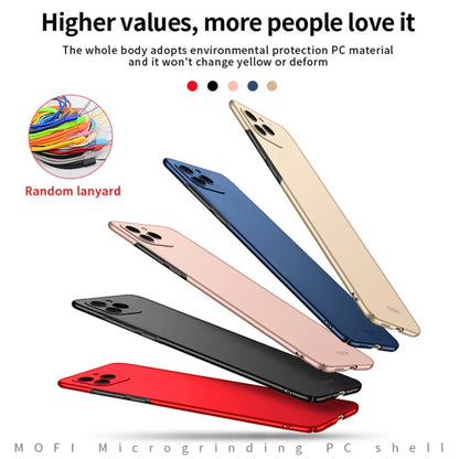 For Honor 60 SE MOFI Frosted PC Ultra-thin Hard Case(Red) - Honor Cases by MOFI | Online Shopping South Africa | PMC Jewellery