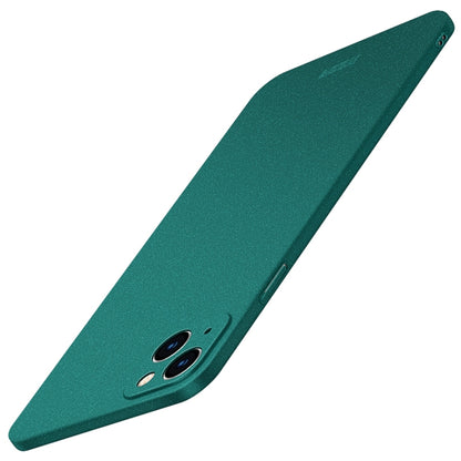 For iPhone 14 MOFI Fandun Series Frosted PC Ultra-thin Phone Case(Green) - iPhone 14 Cases by MOFI | Online Shopping South Africa | PMC Jewellery