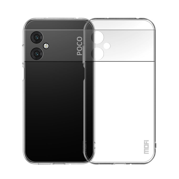 For Xiaomi Poco M4 5G MOFI Ming Series Ultra-thin TPU Phone Case(Transparent) - Xiaomi Cases by MOFI | Online Shopping South Africa | PMC Jewellery