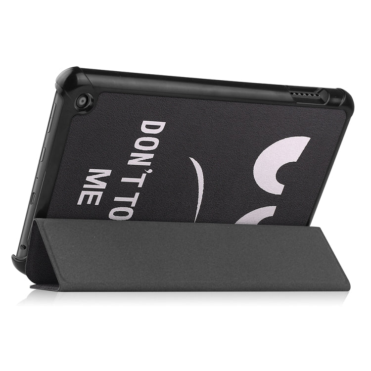For Amazon Fire 7 12th 2022 JSM Smart Leather Tablet Case(Big Eye) - free shipping - PMc TechLife - Order now!