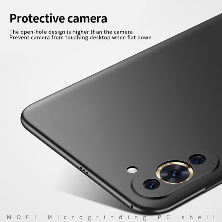 For Huawei Nova 10 Pro MOFI Frosted PC Ultra-thin Hard Case(Black) - Huawei Cases by MOFI | Online Shopping South Africa | PMC Jewellery