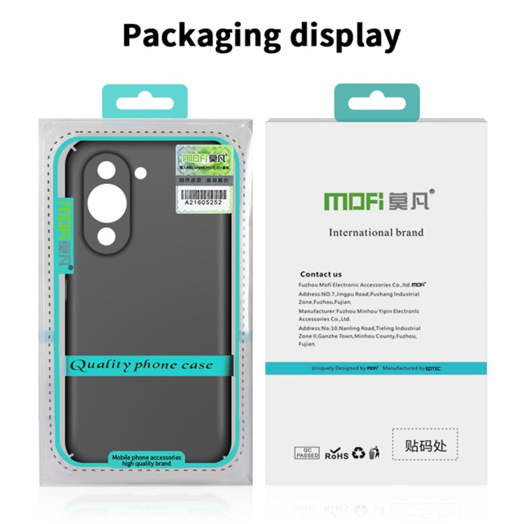 For Huawei Nova 10 Pro MOFI Frosted PC Ultra-thin Hard Case(Black) - Huawei Cases by MOFI | Online Shopping South Africa | PMC Jewellery