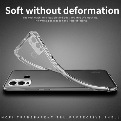 For Infinix Hot 12i MOFI Ming Series Ultra-thin TPU Phone Case(Transparent) - Infinix Cases by MOFI | Online Shopping South Africa | PMC Jewellery