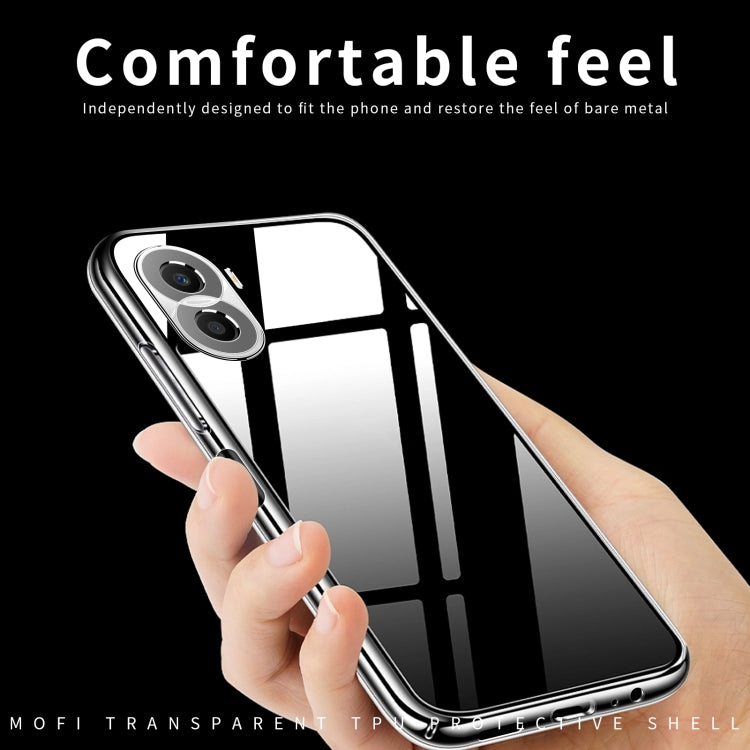 For Honor X40i MOFI Ming Series Ultra-thin TPU Phone Case(Transparent) - Honor Cases by MOFI | Online Shopping South Africa | PMC Jewellery