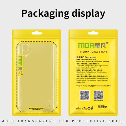 For Honor X40i MOFI Ming Series Ultra-thin TPU Phone Case(Transparent) - Honor Cases by MOFI | Online Shopping South Africa | PMC Jewellery