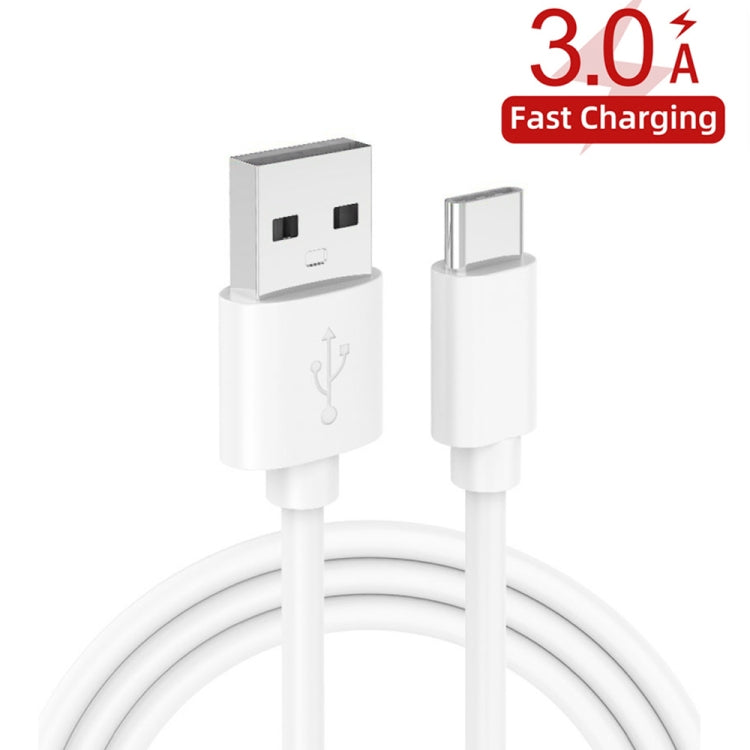 65W Dual PD Type-C + 3 x USB Multi Port Charger with 3A USB to Type-C Data Cable, EU Plug(White) - USB Charger by PMC Jewellery | Online Shopping South Africa | PMC Jewellery