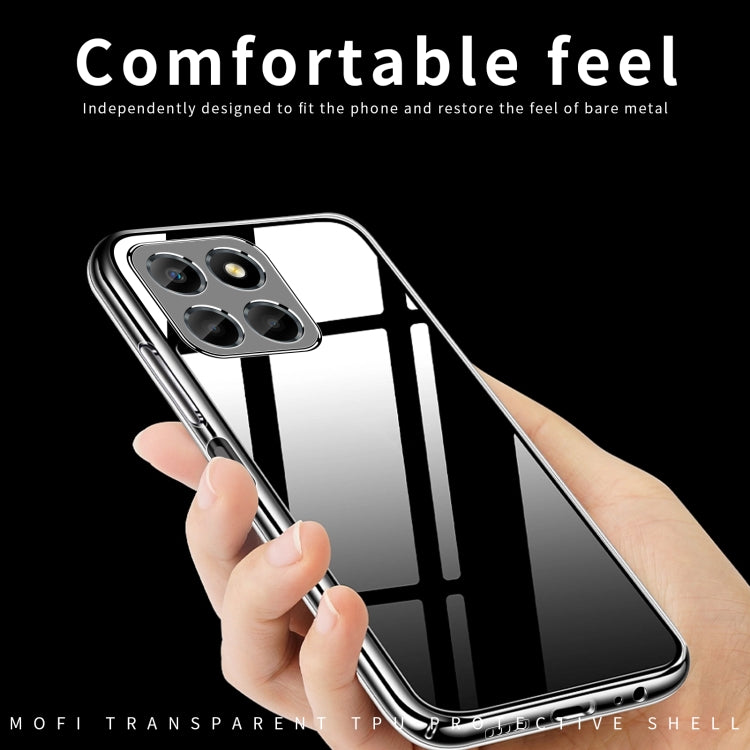 For Honor X8 5G MOFI Ming Series Ultra-thin TPU Phone Case(Transparent) - Honor Cases by MOFI | Online Shopping South Africa | PMC TechLife