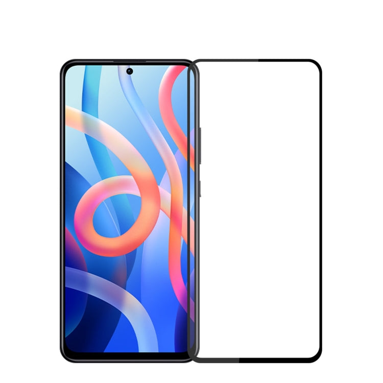 For Xiaomi 12 Lite MOFI 9H 2.5D Full Screen Tempered Glass Film(Black) -  by MOFI | Online Shopping South Africa | PMC TechLife | Buy Now Pay Later Mobicred