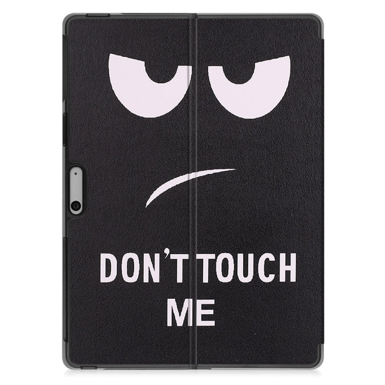 For Microsoft Surface Pro 9 / 10 / 11 JUNSUNMAY Custer Painted Stand Leather Tablet Case(Big Eye) - free shipping - PMC TechLife - Order now!
