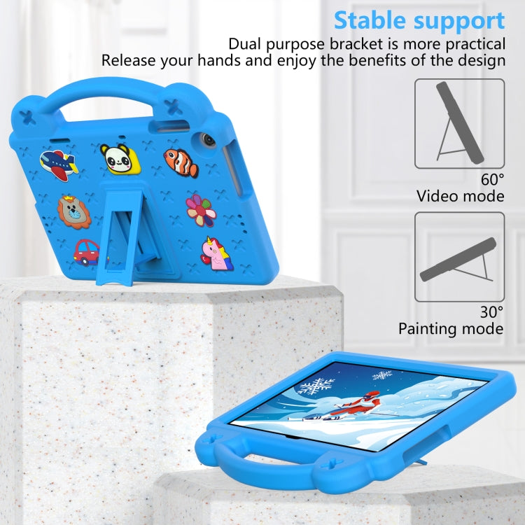 For Lenovo Tab M10 3rd Gen TB328FU / TB328XU 2022 10.1 Handle Kickstand Children EVA Shockproof Tablet Case(Sky Blue) - Lenovo by PMC Jewellery | Online Shopping South Africa | PMC Jewellery