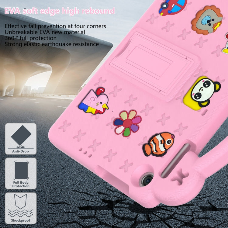 For Huawei Enjoy Tablet 2 10.1 Handle Kickstand Children EVA Shockproof Tablet Case(Pink) - Huawei by PMC TechLife | Online Shopping South Africa | PMC TechLife | Buy Now Pay Later Mobicred