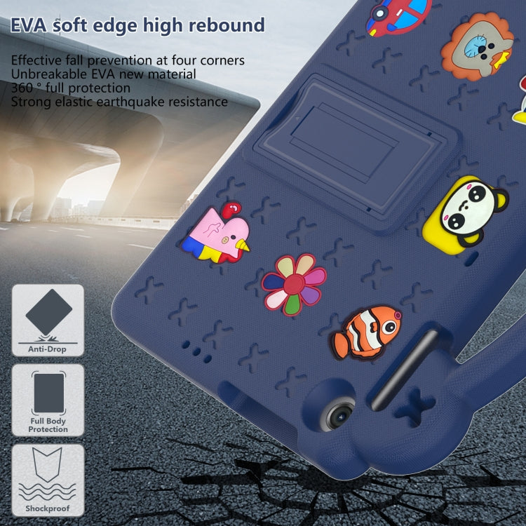 For Huawei Enjoy Tablet 2 10.1 Handle Kickstand Children EVA Shockproof Tablet Case(Navy Blue) - Huawei by PMC TechLife | Online Shopping South Africa | PMC TechLife | Buy Now Pay Later Mobicred