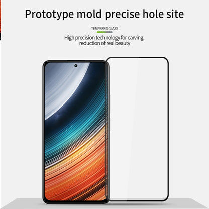 For Xiaomi Redmi K60E MOFI 9H 2.5D Full Screen Tempered Glass Film(Black) -  by MOFI | Online Shopping South Africa | PMC Jewellery