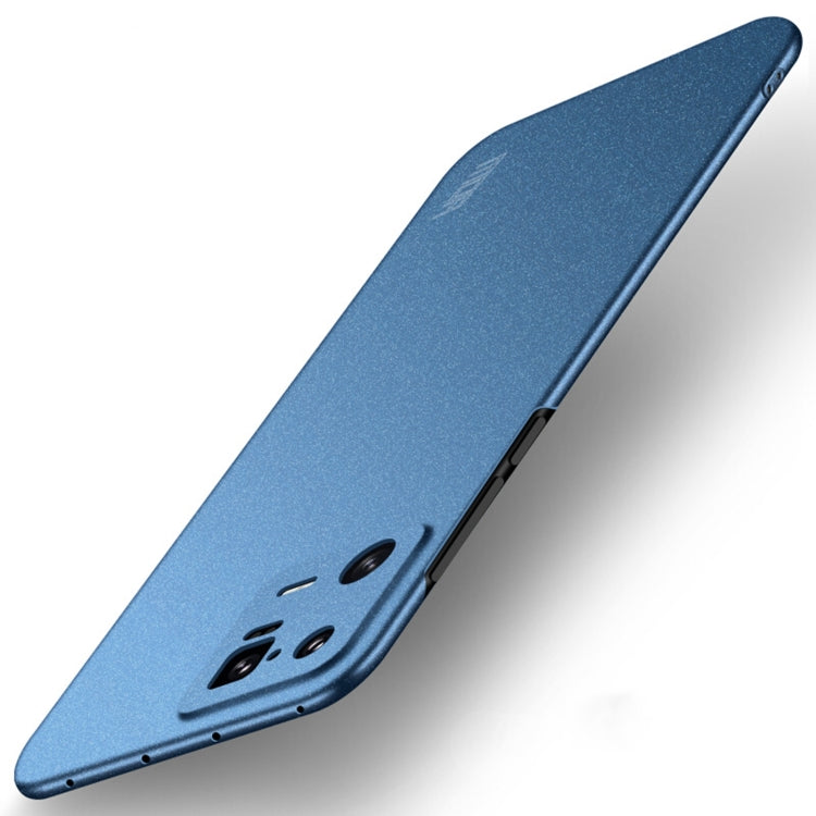 For Xiaomi 13 Pro MOFI Fandun Series Frosted Ultra-thin PC Hard Phone Case(Blue) - 13 Pro Cases by MOFI | Online Shopping South Africa | PMC Jewellery