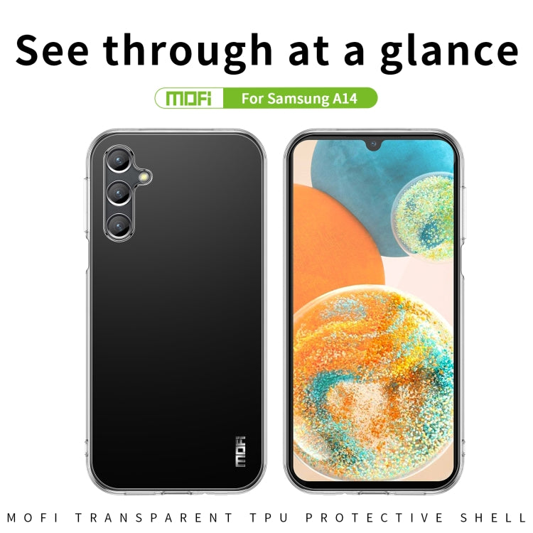 For Samsung Galaxy A14 5G MOFI Ming Series Ultra-thin TPU Phone Case - Galaxy Phone Cases by MOFI | Online Shopping South Africa | PMC TechLife
