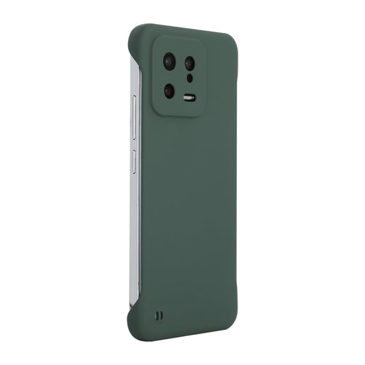 For Xiaomi 13 ENKAY Hat-Prince Matte Frameless Hard PC Phone Case(Dark Green) - 13 Cases by ENKAY | Online Shopping South Africa | PMC Jewellery | Buy Now Pay Later Mobicred