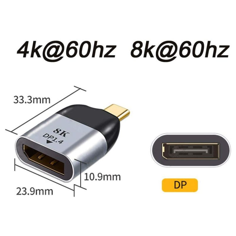 USB Type C to DP Display Port Converter 4K 60hz for Tablet Phone Laptop - Cable & Adapters by PMC TechLife | Online Shopping South Africa | PMC TechLife | Buy Now Pay Later Mobicred