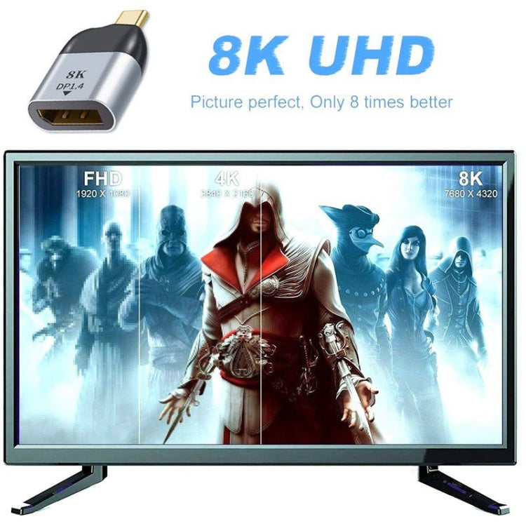 USB Type C to DP Display Port Converter 4K 60hz for Tablet Phone Laptop - Cable & Adapters by PMC TechLife | Online Shopping South Africa | PMC TechLife | Buy Now Pay Later Mobicred