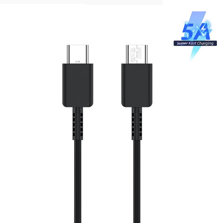 M135 45W USB-C / Type-C Port Fast Charger with 5A Type-C to Type-C Cable, UK Plug(White) - USB Charger by PMC TechLife | Online Shopping South Africa | PMC TechLife | Buy Now Pay Later Mobicred