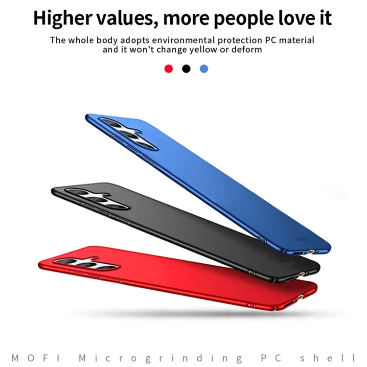 For Samsung Galaxy A34 5G MOFI Frosted PC Ultra-thin Hard Phone Case(Blue) - Galaxy Phone Cases by MOFI | Online Shopping South Africa | PMC TechLife