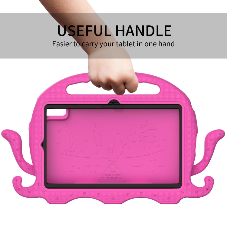 For Huawei MatePad 10.4 Octopus Style EVA PC Tablet Case(Rose Red) - Huawei by PMC TechLife | Online Shopping South Africa | PMC TechLife | Buy Now Pay Later Mobicred