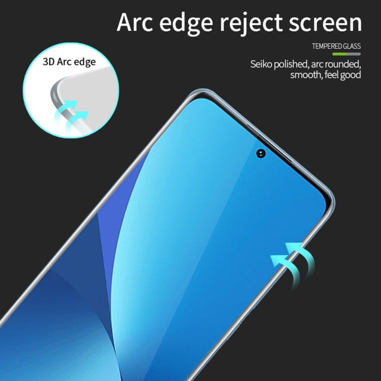 For Honor Magic5 MOFI 9H 3D Explosion Proof Thermal Bending Full Screen Covered With Tempered Glass Film(Black) - free shipping - PMC TechLife - Order now!