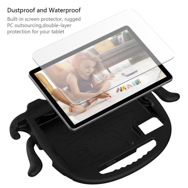 For Lenovo Tab M11 /Xiaoxin Pad 11 2024 Octopus Style EVA Hybrid PC Shockproof Tablet Case with Strap(Black) - Lenovo by PMC Jewellery | Online Shopping South Africa | PMC Jewellery | Buy Now Pay Later Mobicred