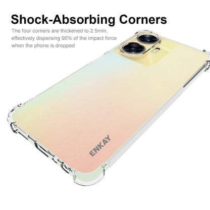 For Realme C55 4G ENKAY Clear TPU Shockproof Anti-slip Phone Case - Realme Cases by ENKAY | Online Shopping South Africa | PMC Jewellery | Buy Now Pay Later Mobicred